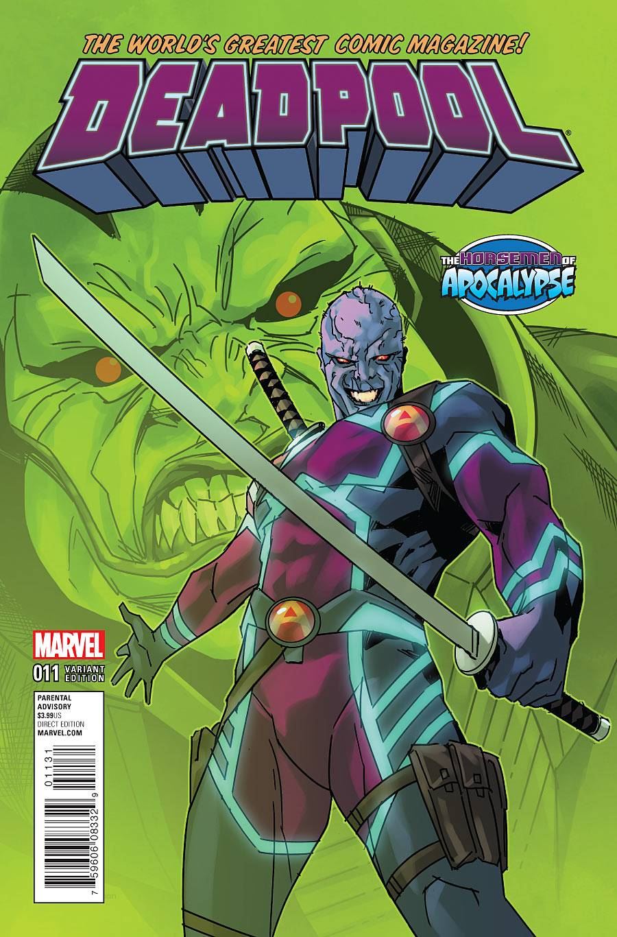 Deadpool #11 Aoa Var (Aoa Var) Marvel Comics Comic Book