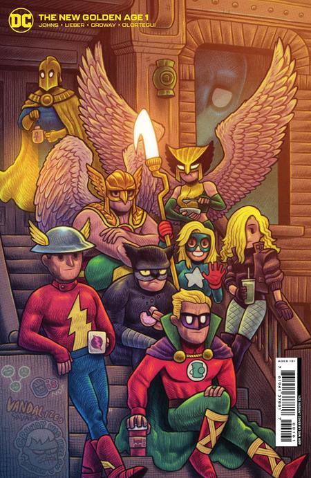 New Golden Age #1 (one Shot) Cvr F Inc 1:25 Dan Hipp Card Stock Var DC Comics Comic Book