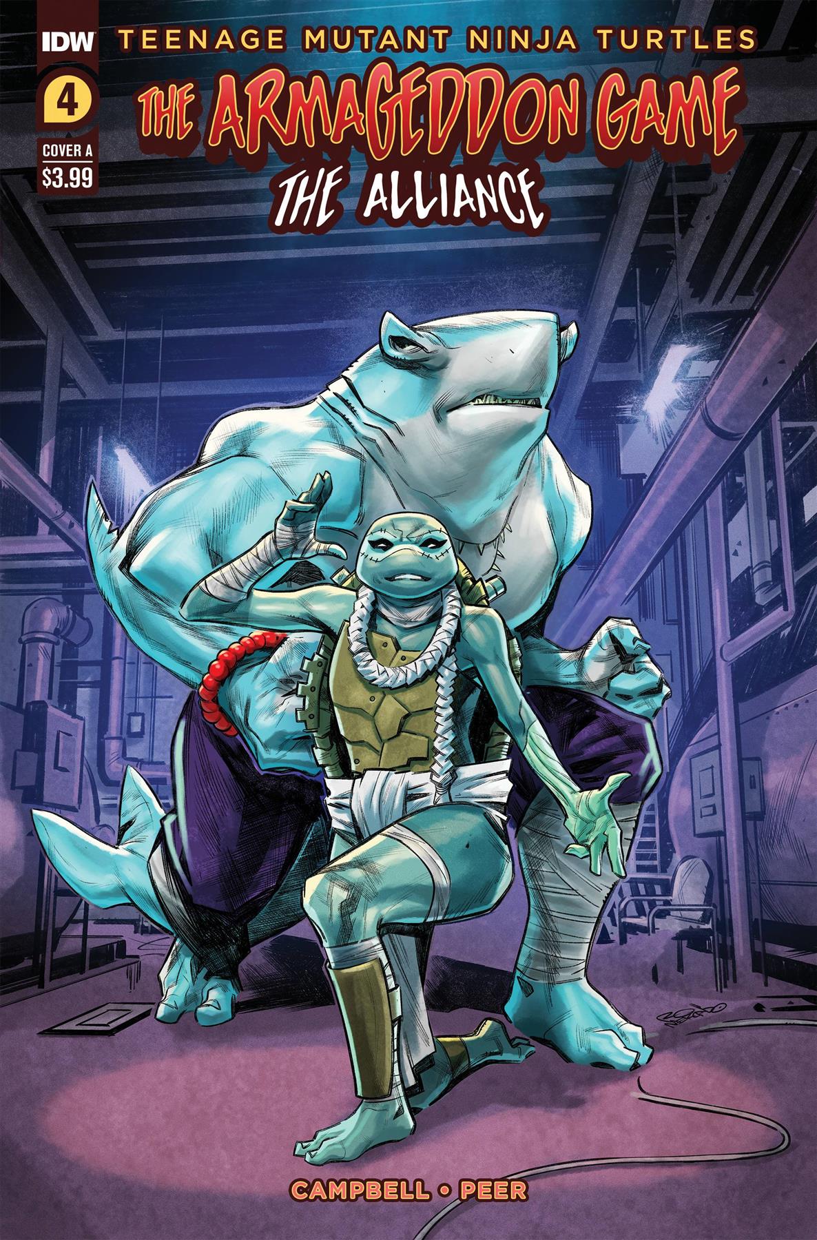 Tmnt Armageddon Game Alliance #4 Cvr A Mercado Idw Publishing Comic Book