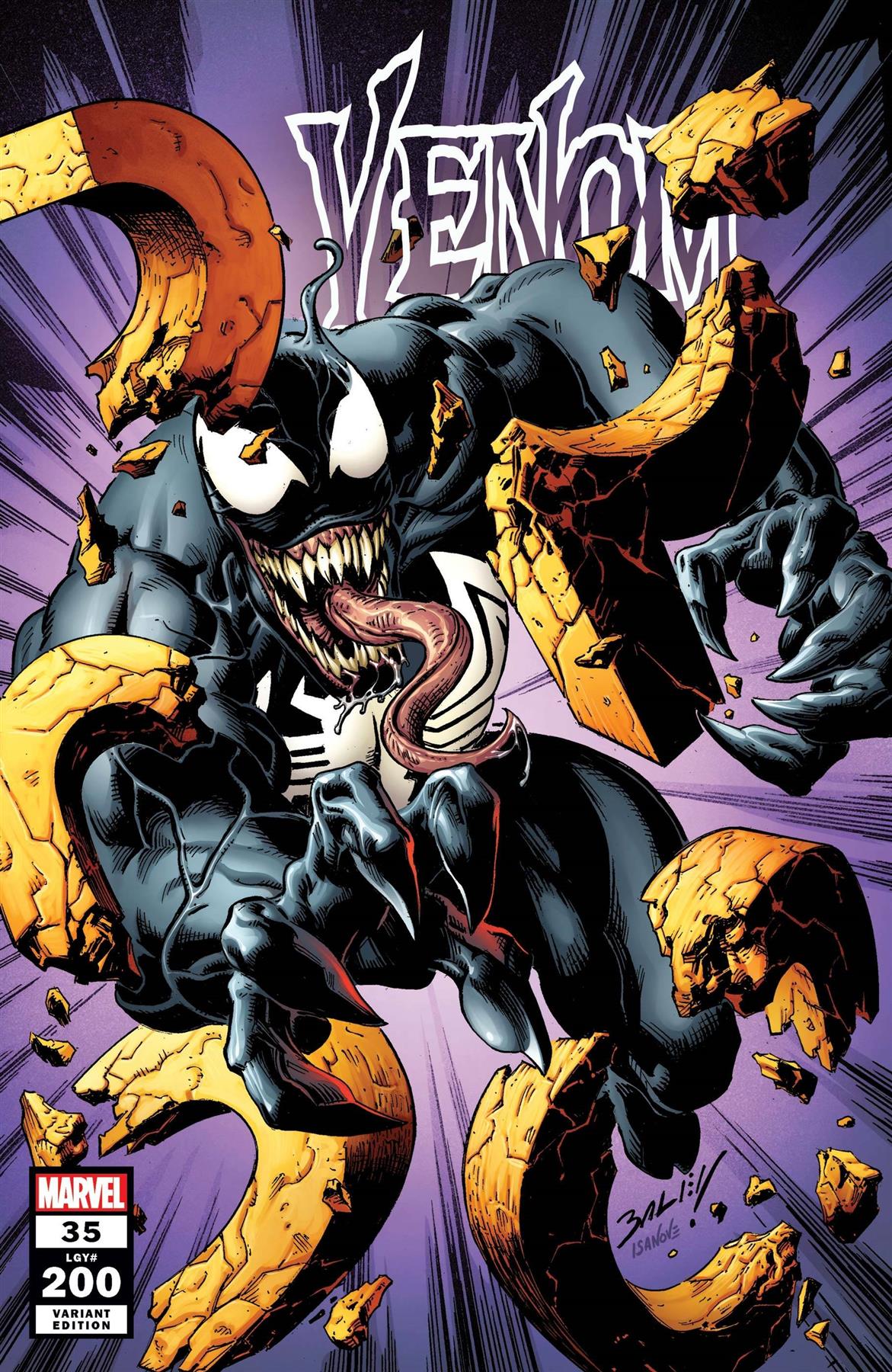 Venom #35 Bagley Var 200th Issue (Bagley Var 200th Issue) Marvel Comics Comic Book 2021