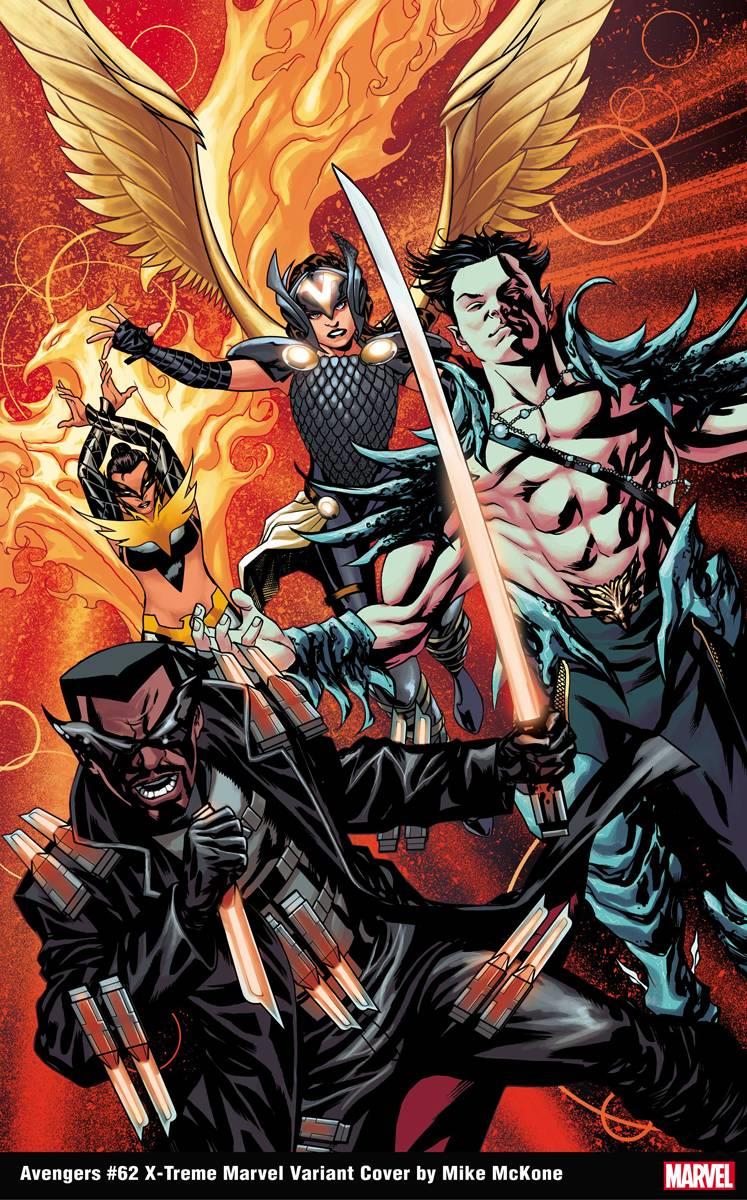 Avengers #62 Mckone X-trememe Marvel Var (Mckone X-trememe Marvel Var) Marvel Prh Comic Book 2022