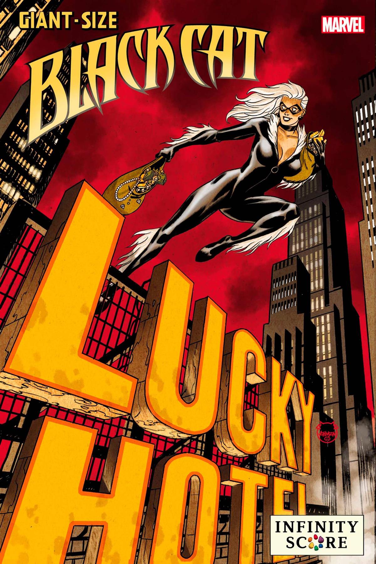 Giant-size Black Cat Infinity Score #1 Johnson Lucky Var () Marvel Prh Comic Book 2021