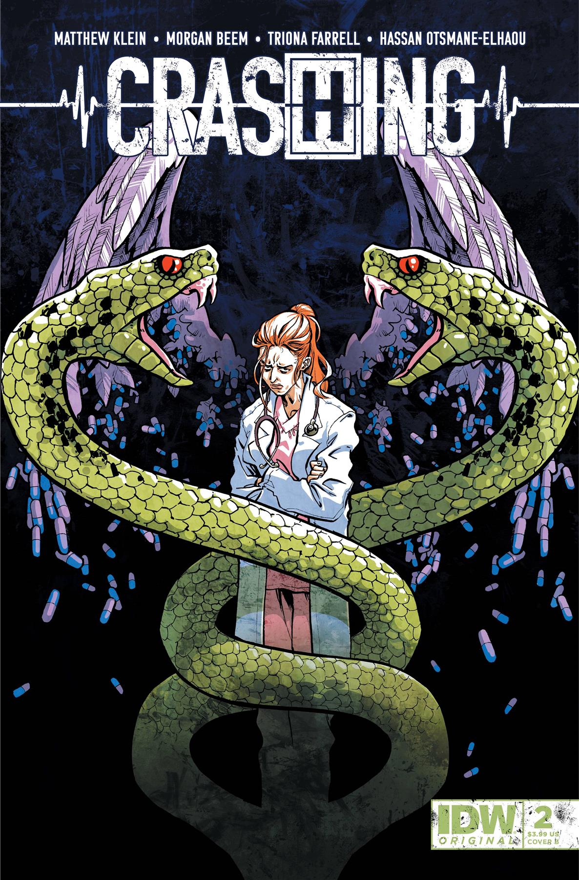 Crashing #2 Cvr B Kyriazis Idw Publishing Comic Book