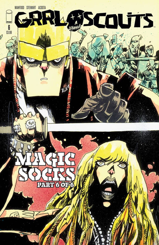 Grrl Scouts Magic Socks #6 (Walking Dead #158 Tribute Var) Image Comics Comic Book