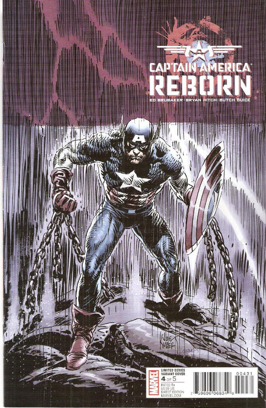 CAPTAIN AMERICA REBORN #4 Of(5) Raney Variant Marvel Comics Comic Book