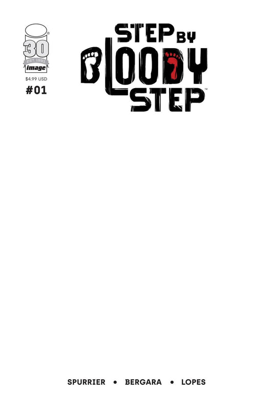 Step By Bloody Step #1 (of 4) Cvr C Blank Cvr Image Comics Comic Book