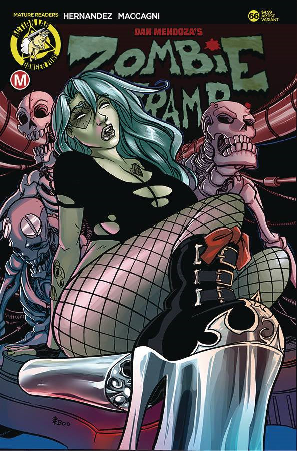 Zombie Tramp Ongoing #66 Cvr E Boo Rudetoons (Cvr E Boo Rudetoons) Action Lab - Danger Zone Comic Book