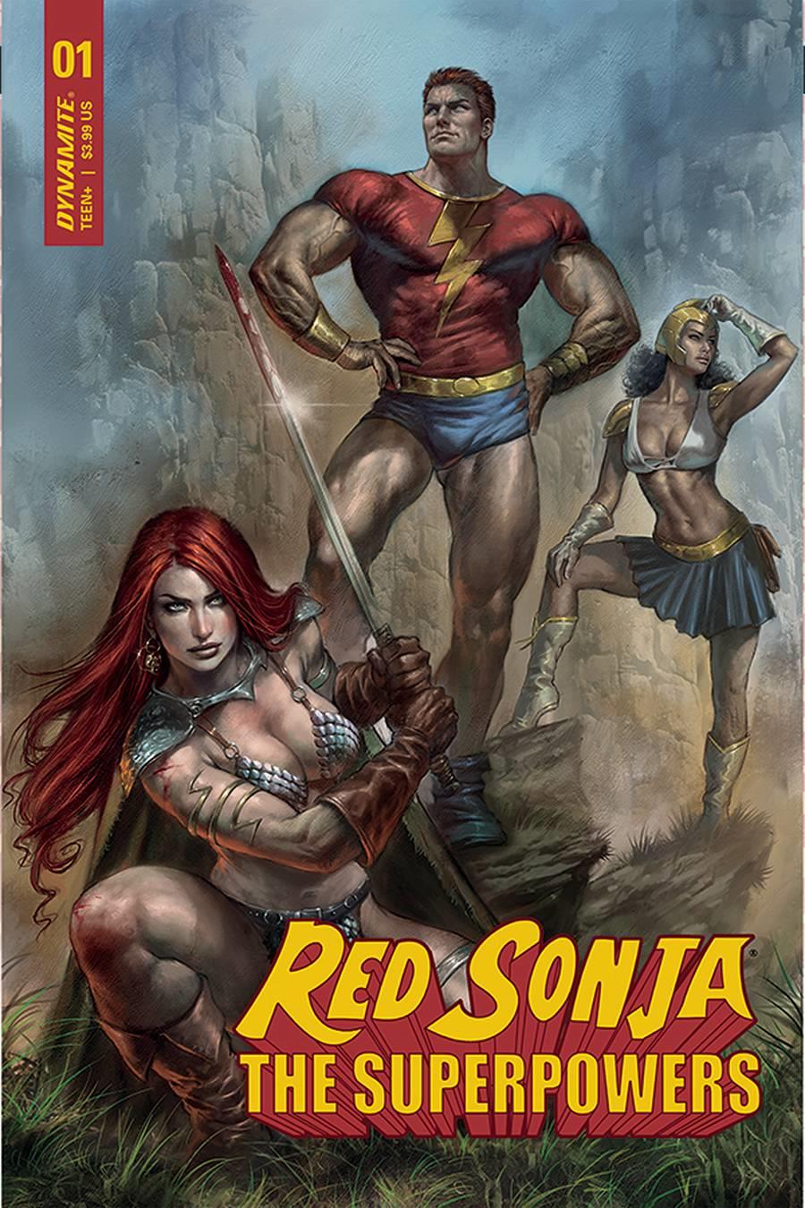 Red Sonja The Superpowers #1 Cvr A Parrillo Dynamite Comic Book