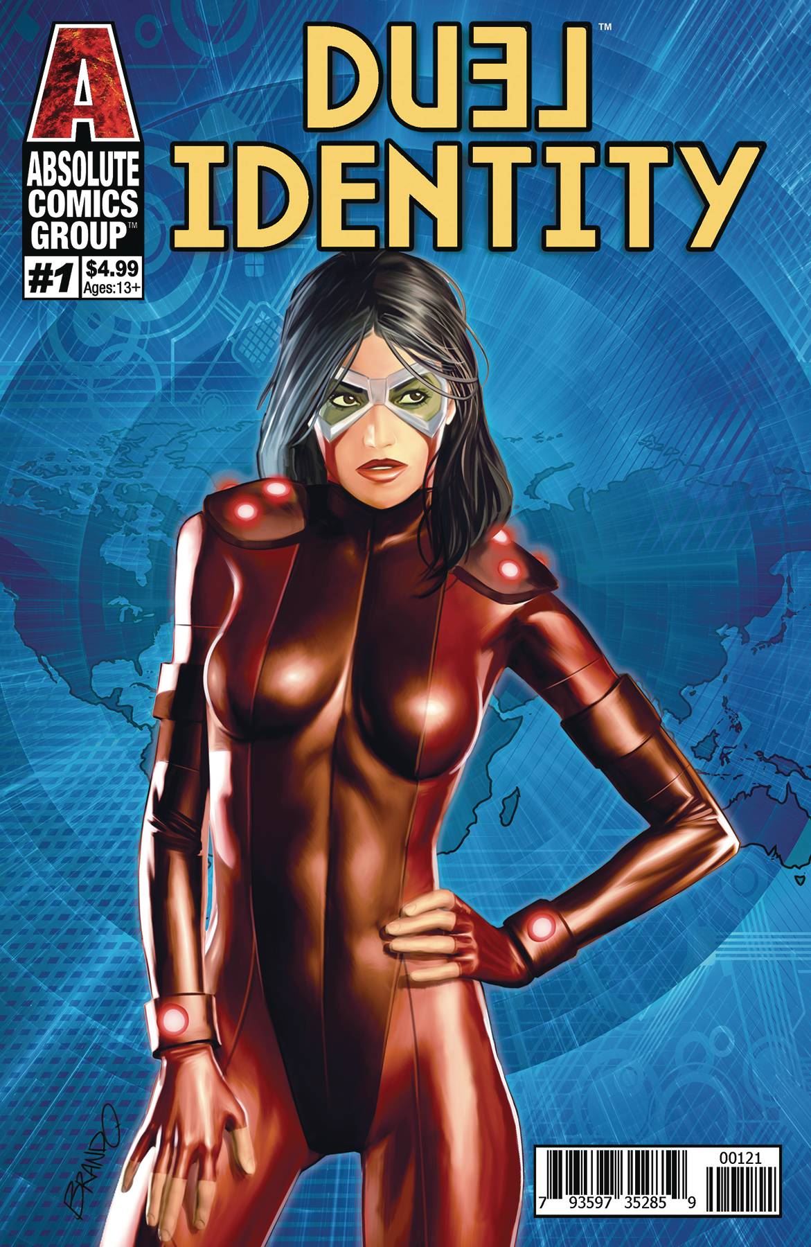 Duel Identity #1 (Holographic Gold Foil Cvr) Red Giant Entertainment Comic Book