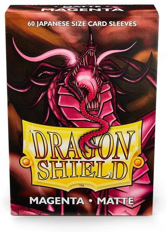 Dragon Shield Sleeves: Japanese Matte Magenta (Box Of 60)