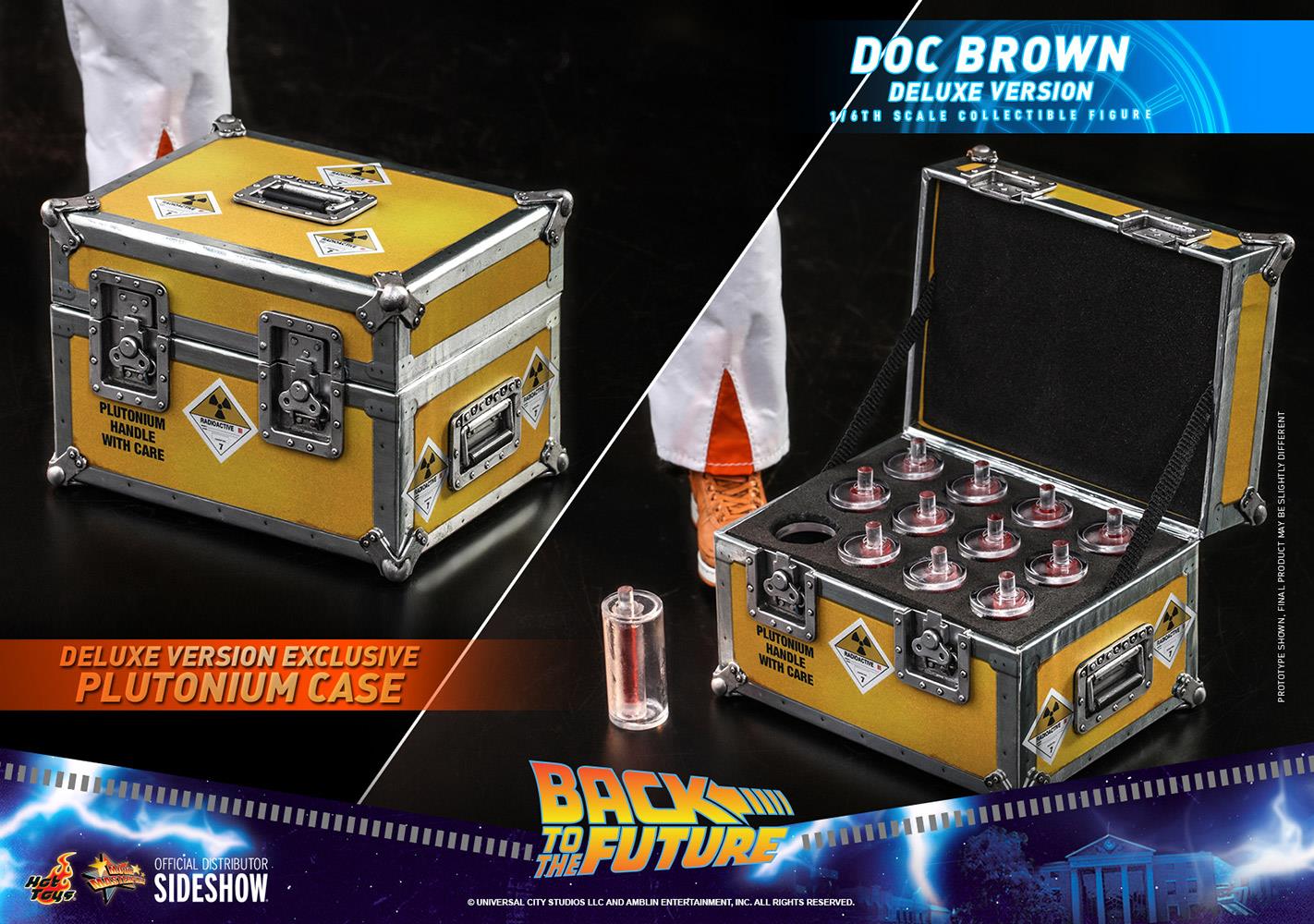 Doc Brown Deluxe Version Sixth Scale Hot Toys