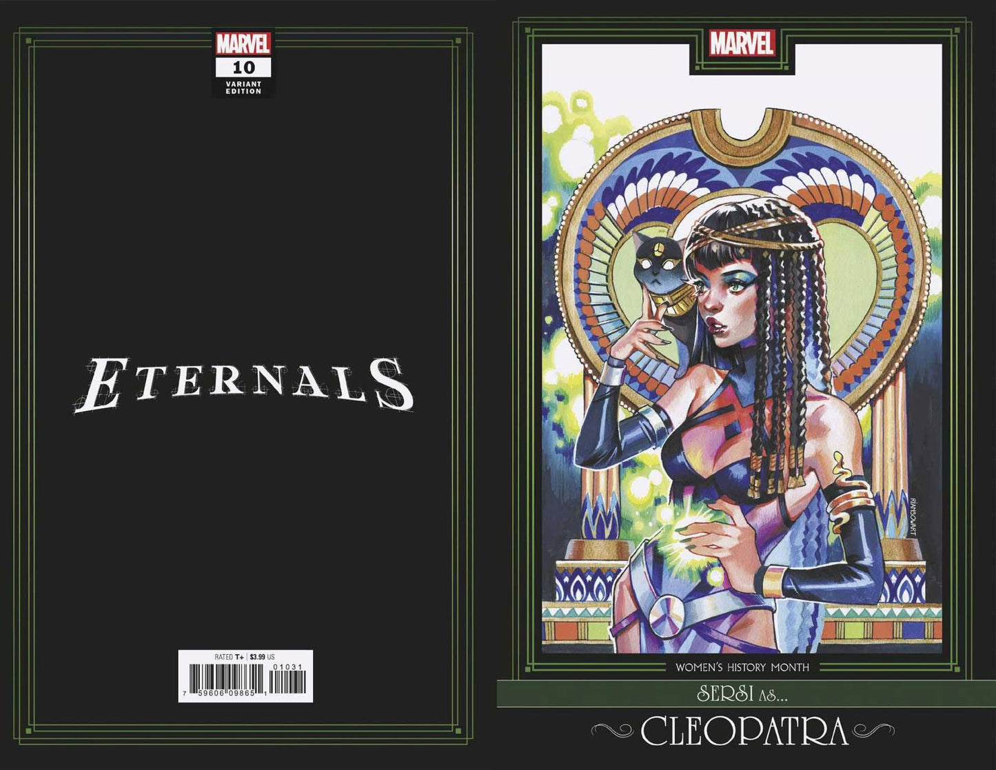 Eternals #10 Gonzales Womens History Var Marvel Prh Comic Book 2022