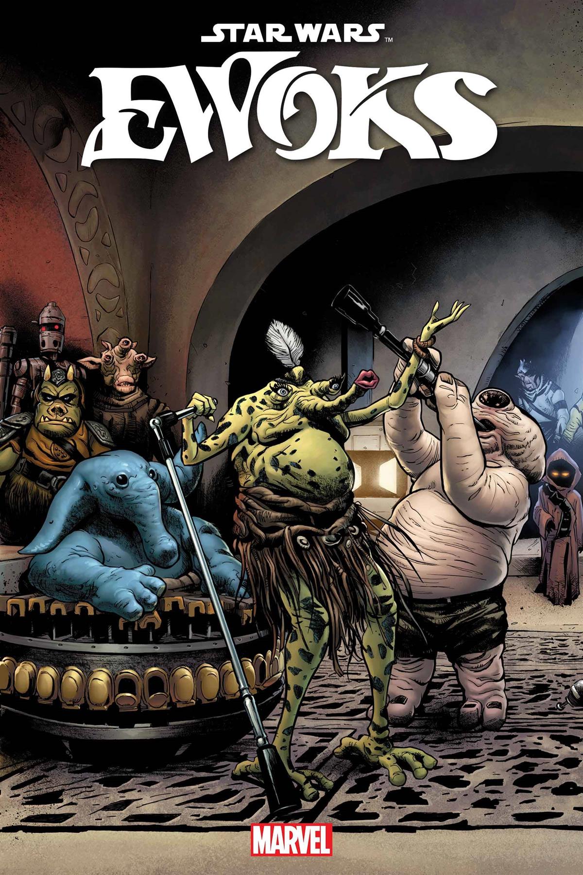 Star Wars Return Of The Jedi Ewoks #1 Garbett Connecting Var (Garbett Connecting Var) Marvel Prh Comic Book 2023