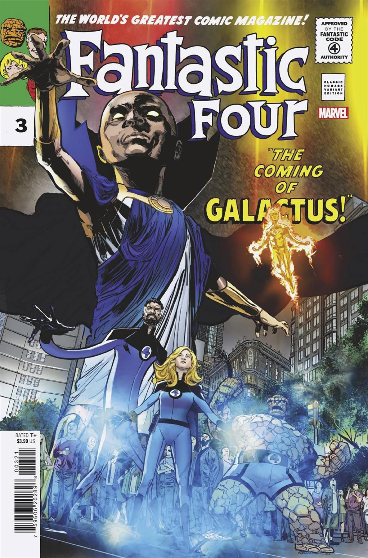 Fantastic Four #3 Jimenez Classic Homage Var (Jimenez Classic Homage Var) Marvel Prh Comic Book 2023