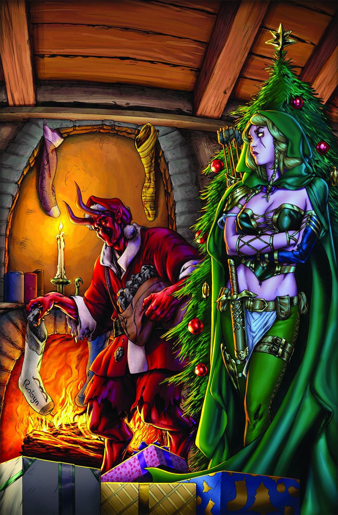 Gft 2013 Holiday Special B Cvr Cummings Zenescope Comics Comic Book