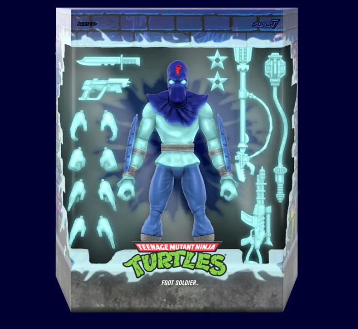 Tmnt Ultimates Foot Soldier Glow Figure