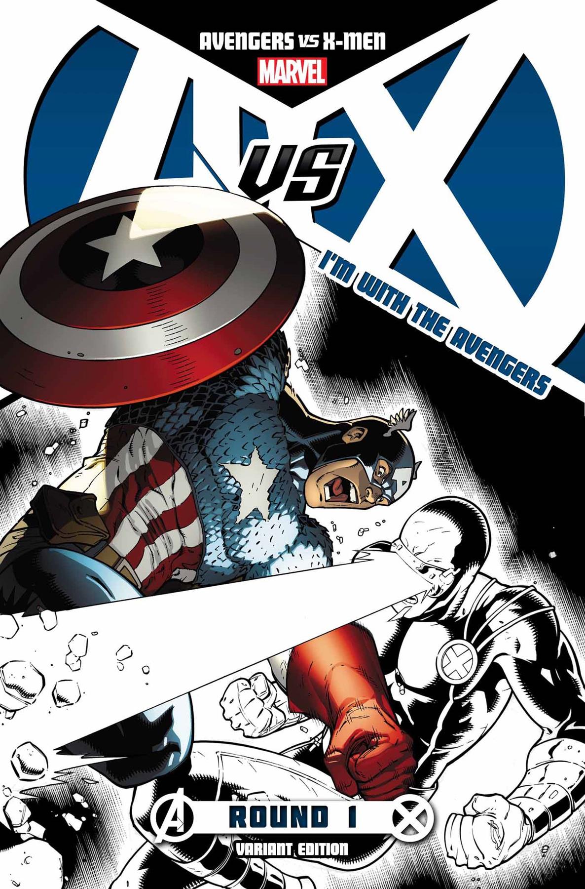 Avengers Vs X-Men #1 Avengers Team Store Var AVX Marvel Comics Comic Book