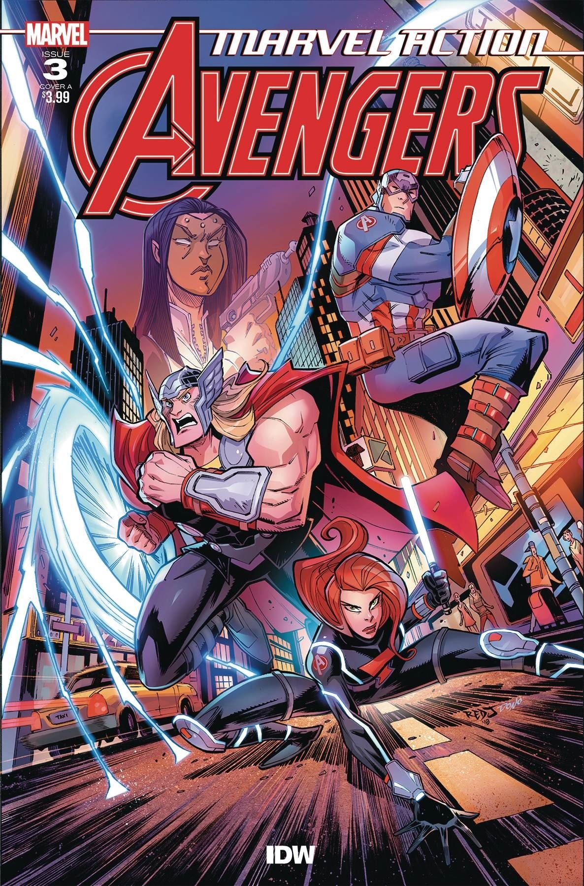 Marvel Action Avengers #3 Sommariva (Sommariva) Idw Publishing Comic Book