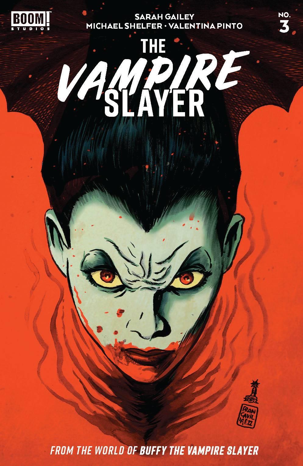Vampire Slayer (buffy) #3 Cvr B Blood Red Foil Stamp Var Boom! Studios Comic Book
