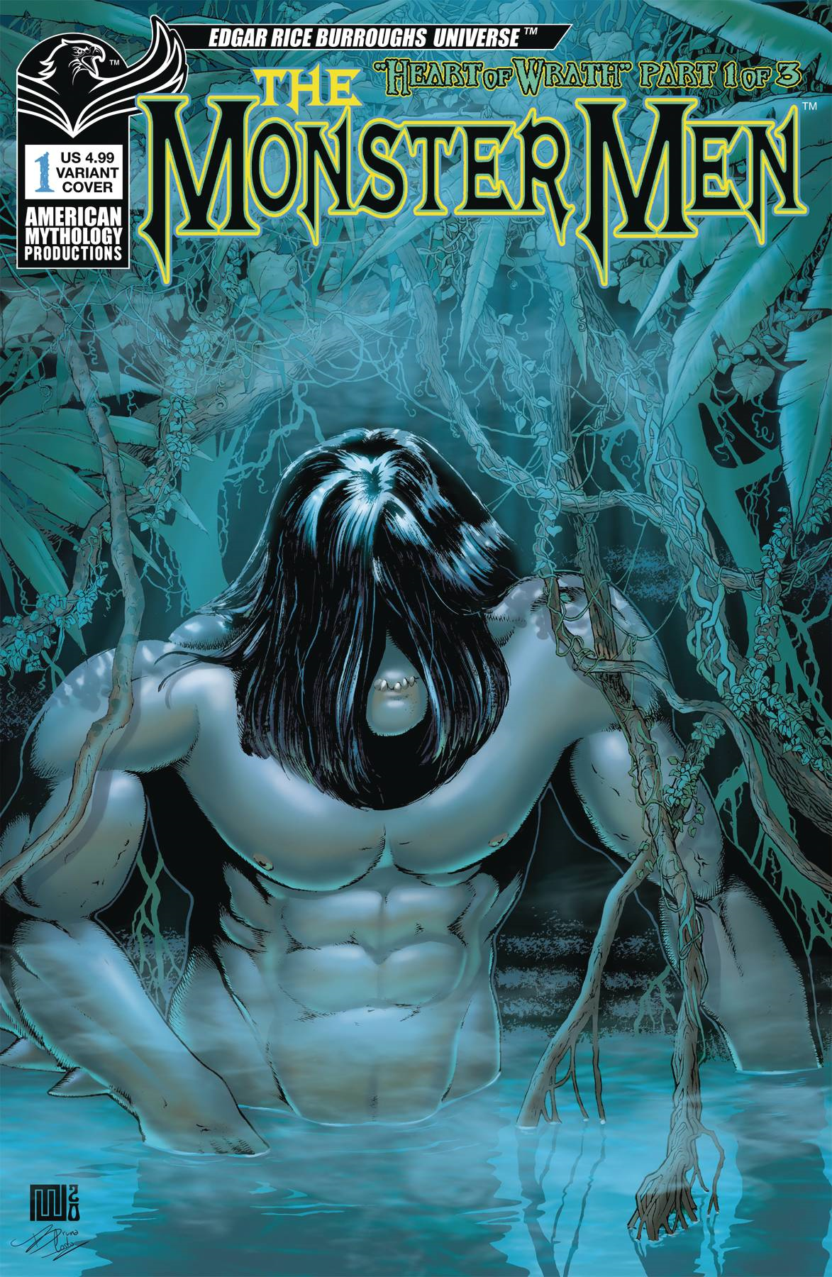 Monster Men #1 Cvr B Wolver (Cvr B Wolver) American Mythology Productions Comic Book 2020
