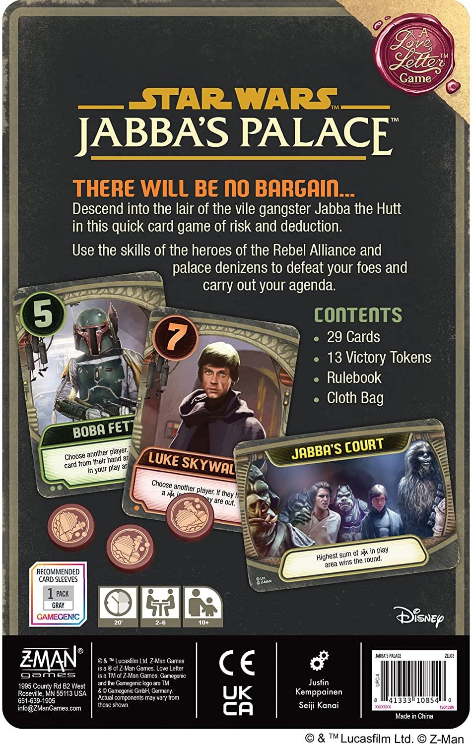 Jabba's Palace: a Love Letter Board Game by Z-Man Games