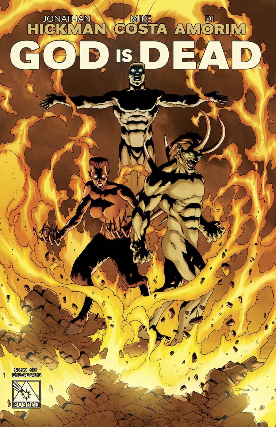 God Is Dead #6 End Of Days Cvr Avatar Comics Comic Book