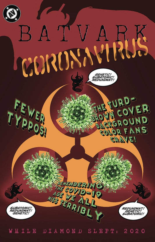 Batvark Coronavirus One Shot Aardvark Vanaheim Comic Book