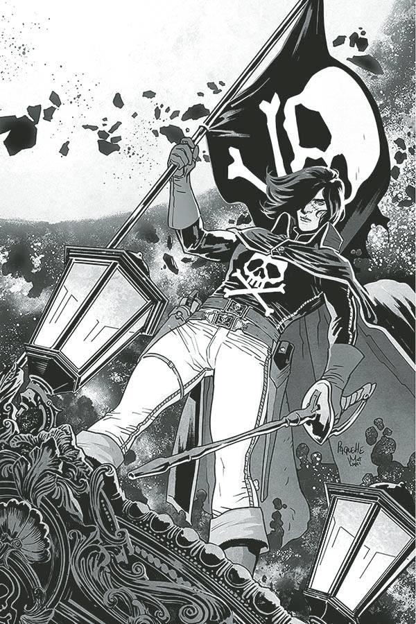 Space Pirate Capt Harlock #1 10 Copy Paquette B&w Virgin Inc Ablaze Comic Book