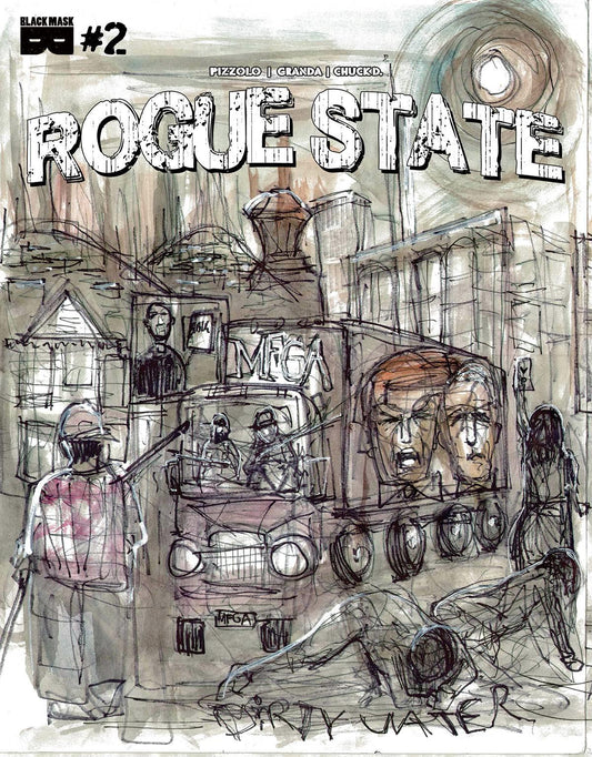 Rogue State #2 Cvr E Chuck D Cover (mr) Black Mask Studios Entertainme Comic Book