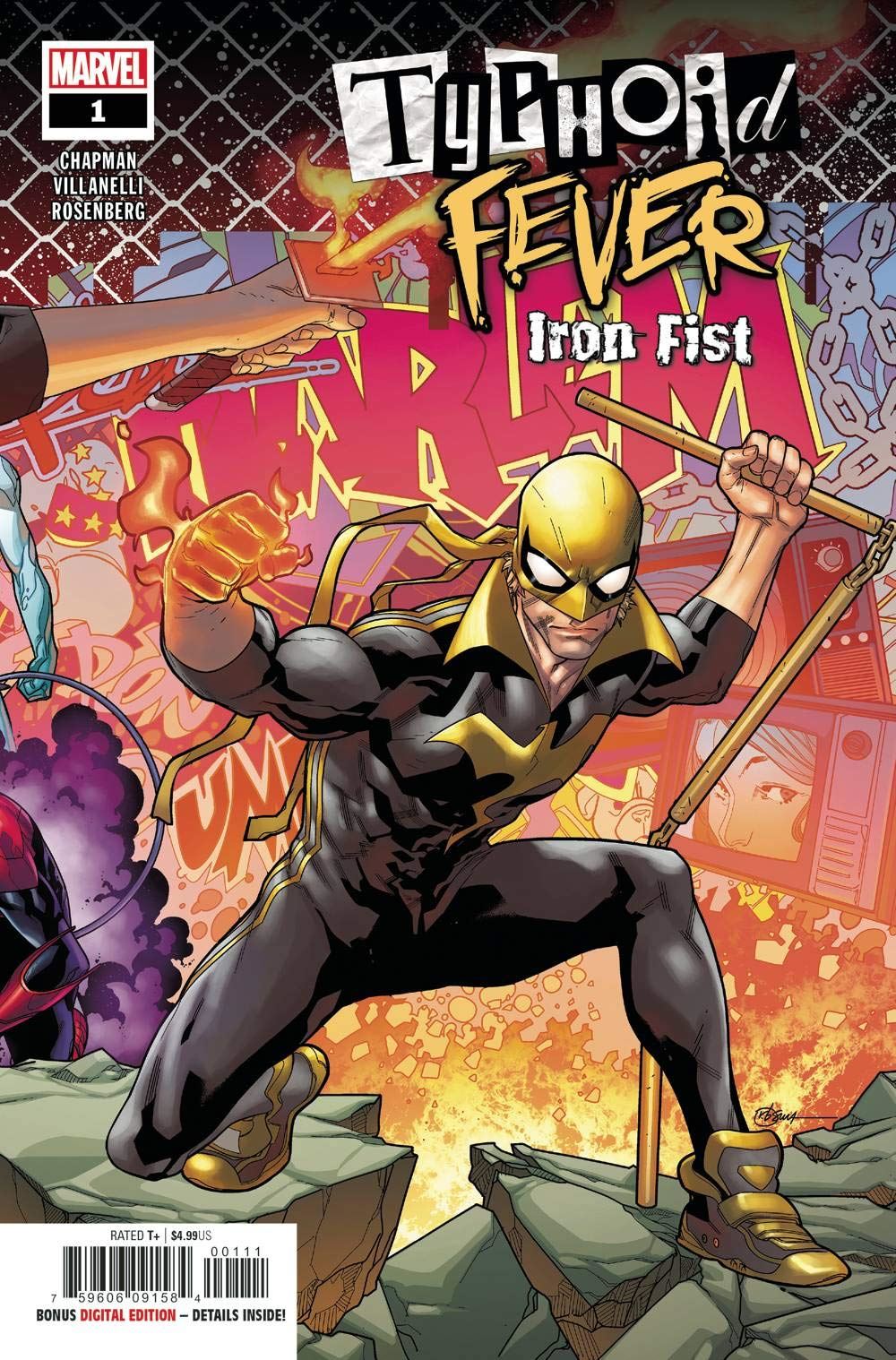 Typhoid Fever Iron Fist #1 Marvel Comics Comic Book